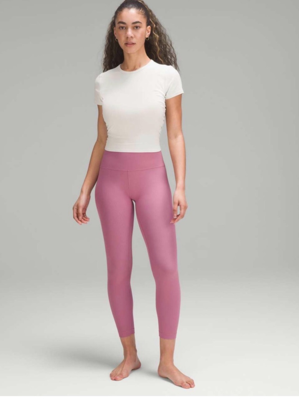 Lululemon Align Ribbed High-Rise Pant 25"
Velvet Dust Size 14 NWOT